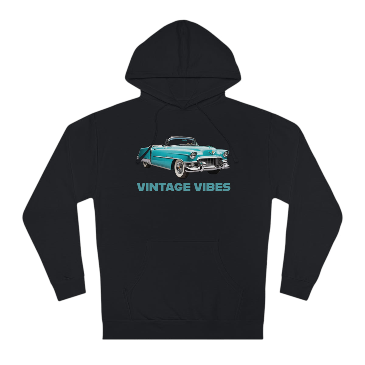"Vintage Vibes" Classic Vintage Car Enthusiast Hoodie/Hooded Sweatshirt