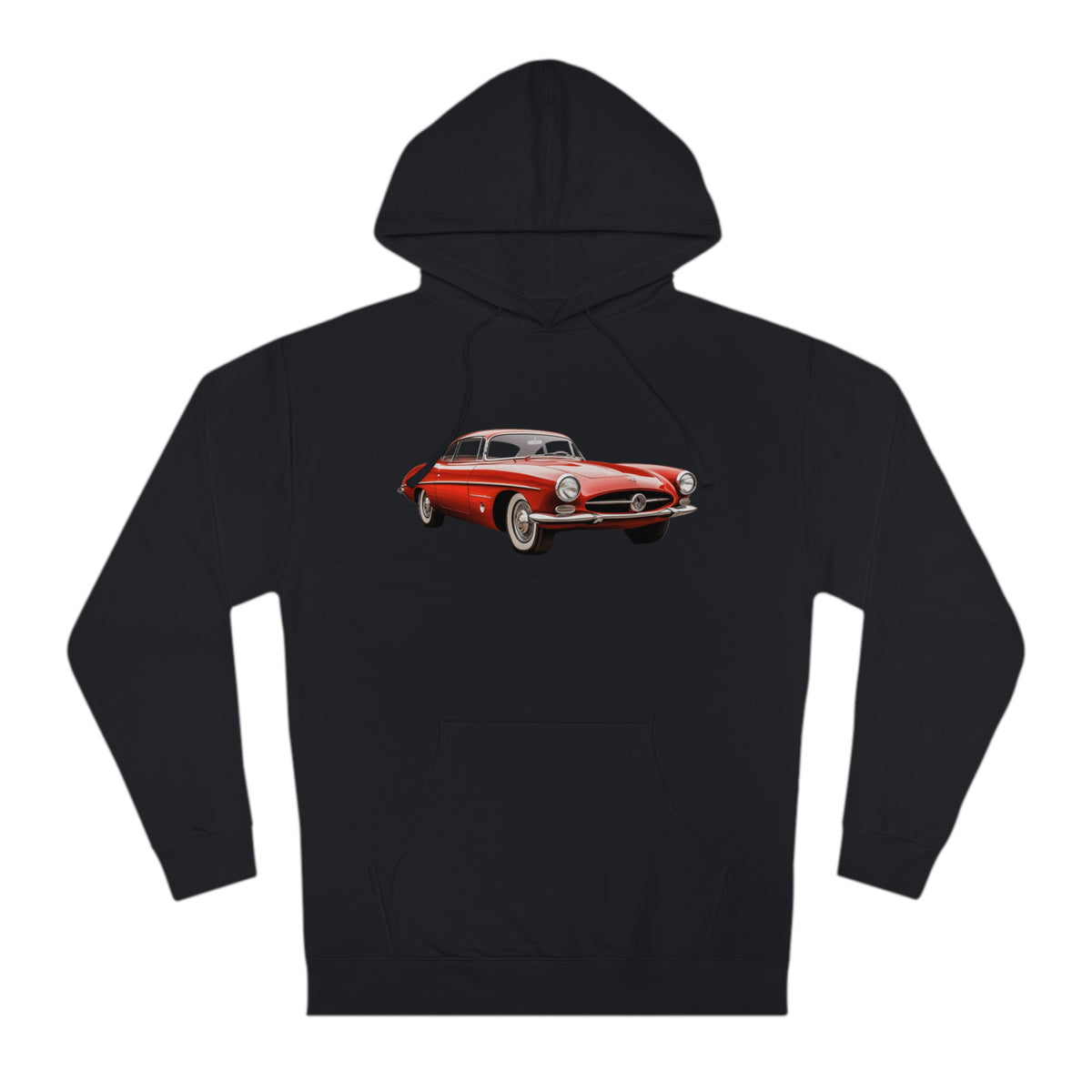"Elegance on Wheels" Classic Vintage Car Enthusiast Hoodie/Hooded Sweatshirt