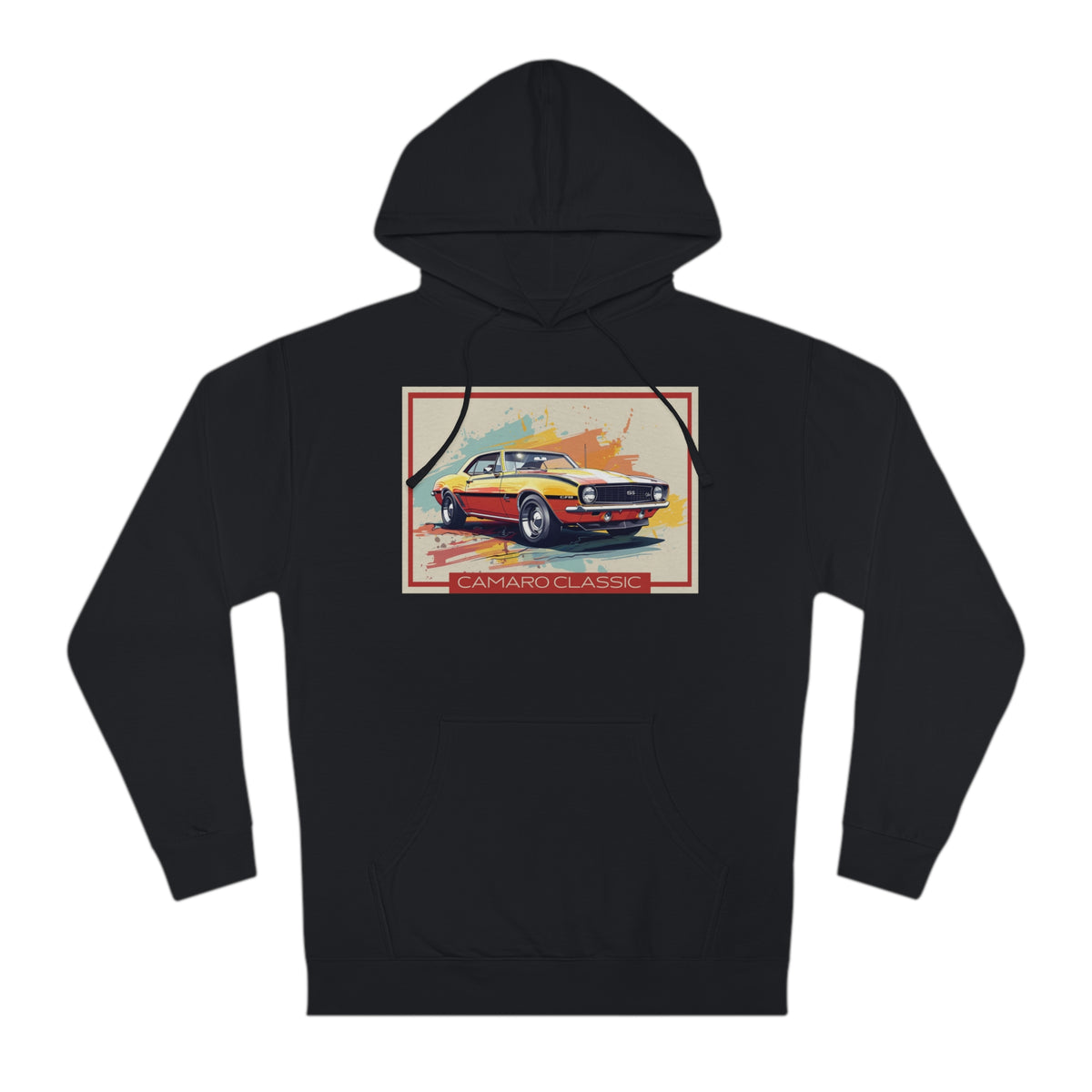 Camaro Classic Men's Hoodie - Vintage Car Enthusiast Collection Hooded Sweatshirt