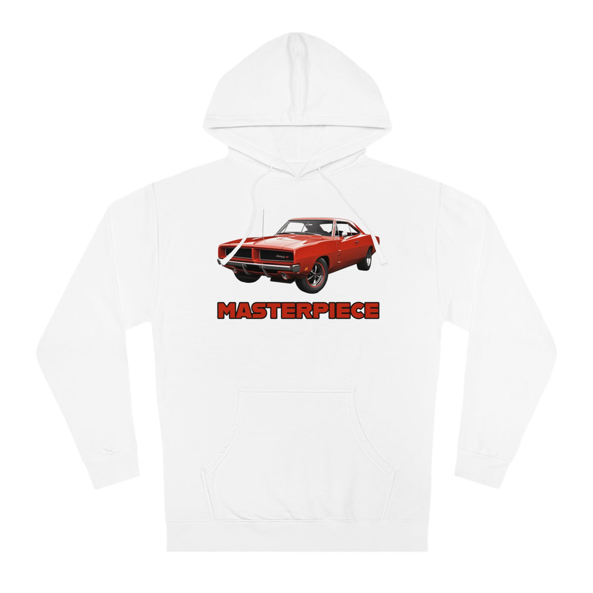 Classic Muscle Car Enthusiast Hoodie - Masterpiece Edition Hooded Sweatshirt