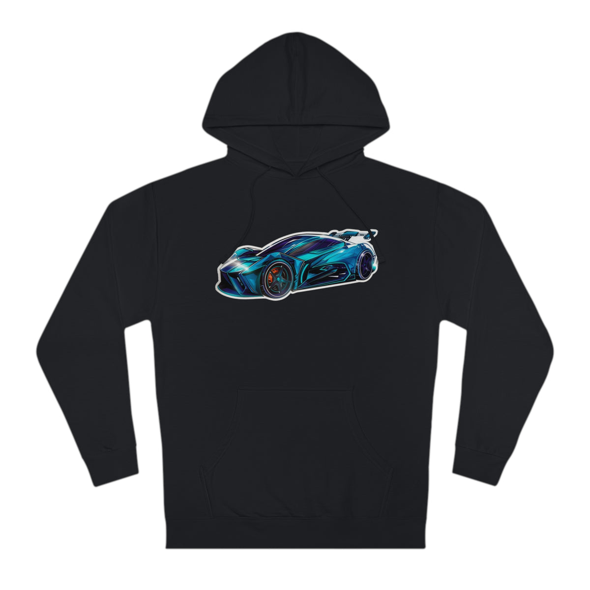 Cyber Speedster Futuristic Fast Car Enthusiast Hoodie/Hooded Sweatshirt