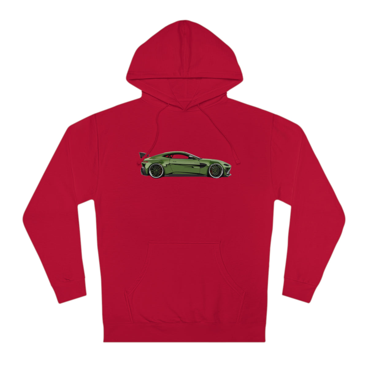 Racing Green Aston Martin Trackside Hoodie: Full-Throttle Fashion Hooded Sweatshirt