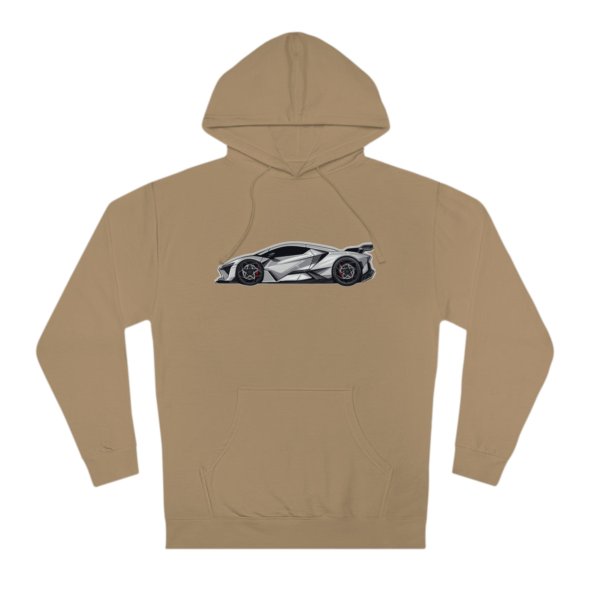 Supercar Silhouette Speed into the Future Hoodie/Hooded Sweatshirt