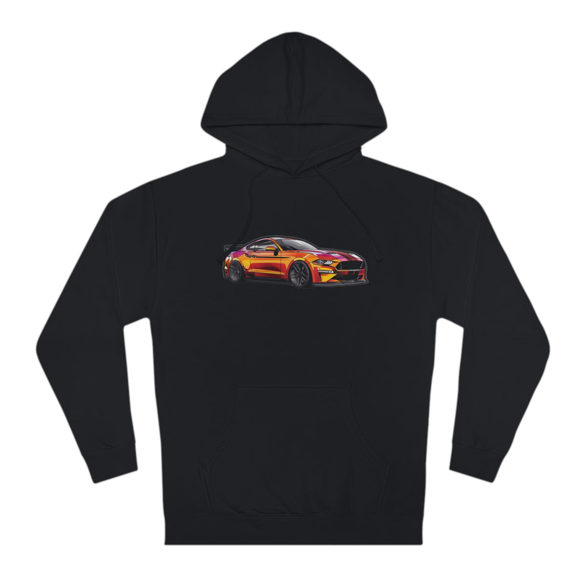 Sunset Drift Mustang Hoodie - Ignite Your Style Hooded Sweatshirt
