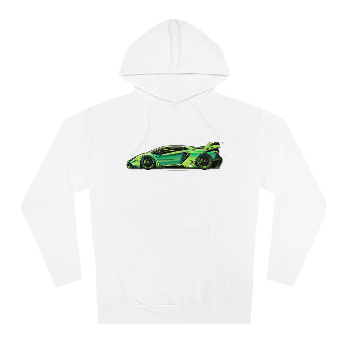 Neon Speedster Futuristic Fast Car Enthusiast Hoodie/Hooded Sweatshirt