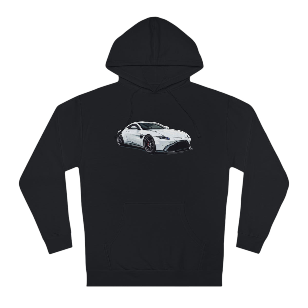 Pure Performance Men’s Hoodie with Aston Martin Vantage Graphic Hooded Sweatshirt