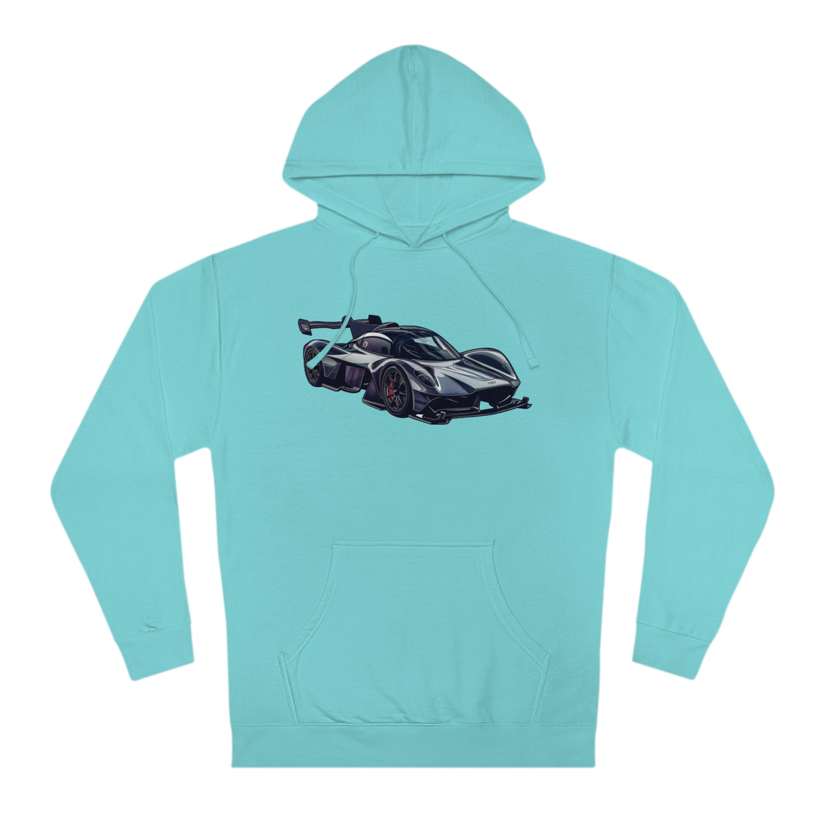 Track Titan Men's Hoodie with Hypercar Graphic Hooded Sweatshirt