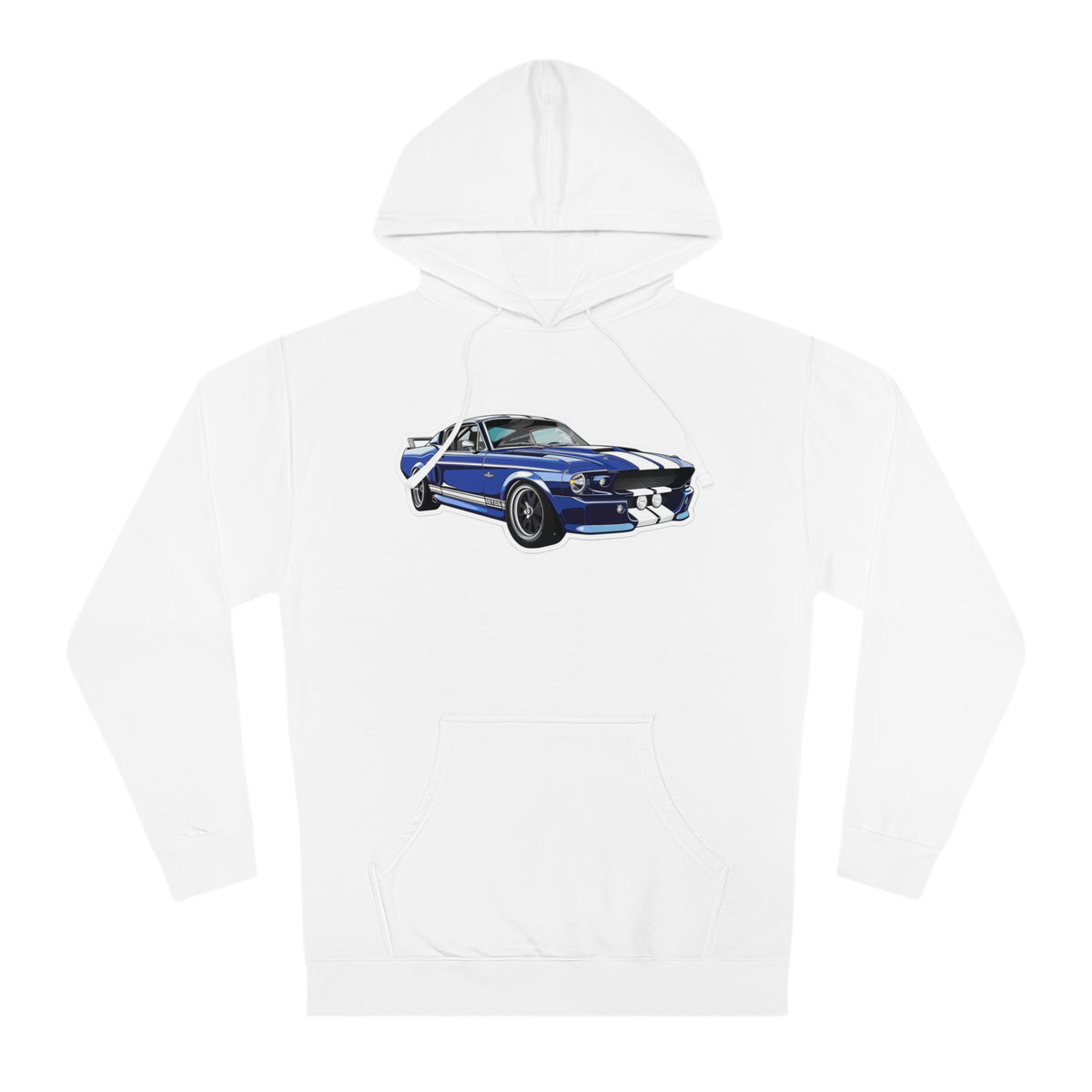 Blue Shelby GT Classic Hoodie - Wear the Legacy Hooded Sweatshirt