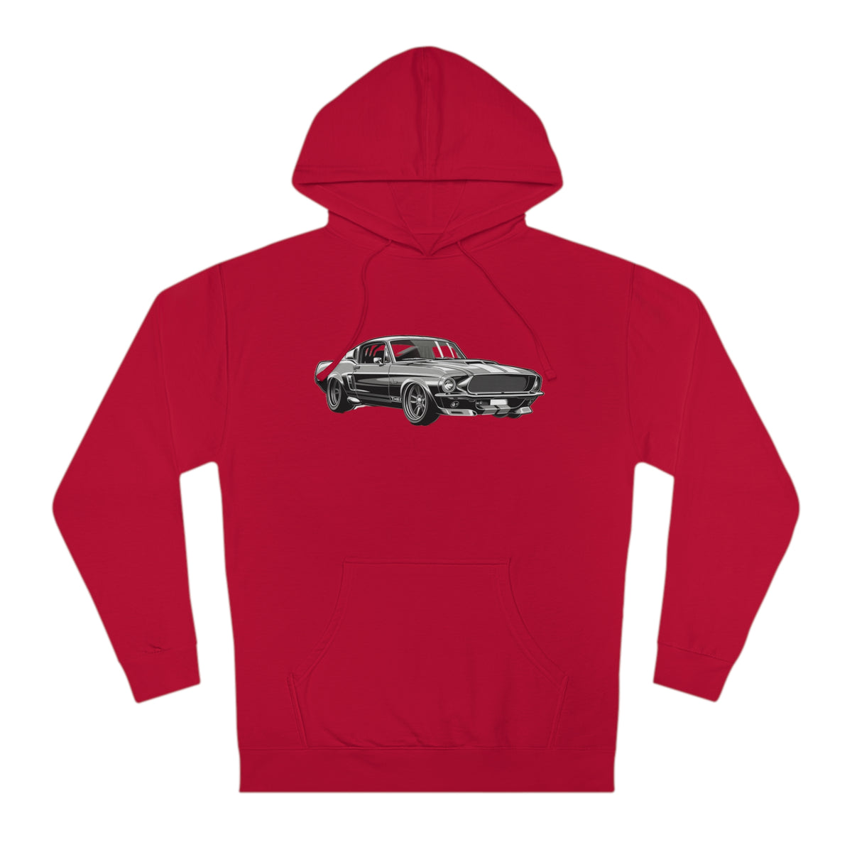 "American Muscle Icon" Classic Muscle Car Enthusiast Hoodie/Hooded Sweatshirt