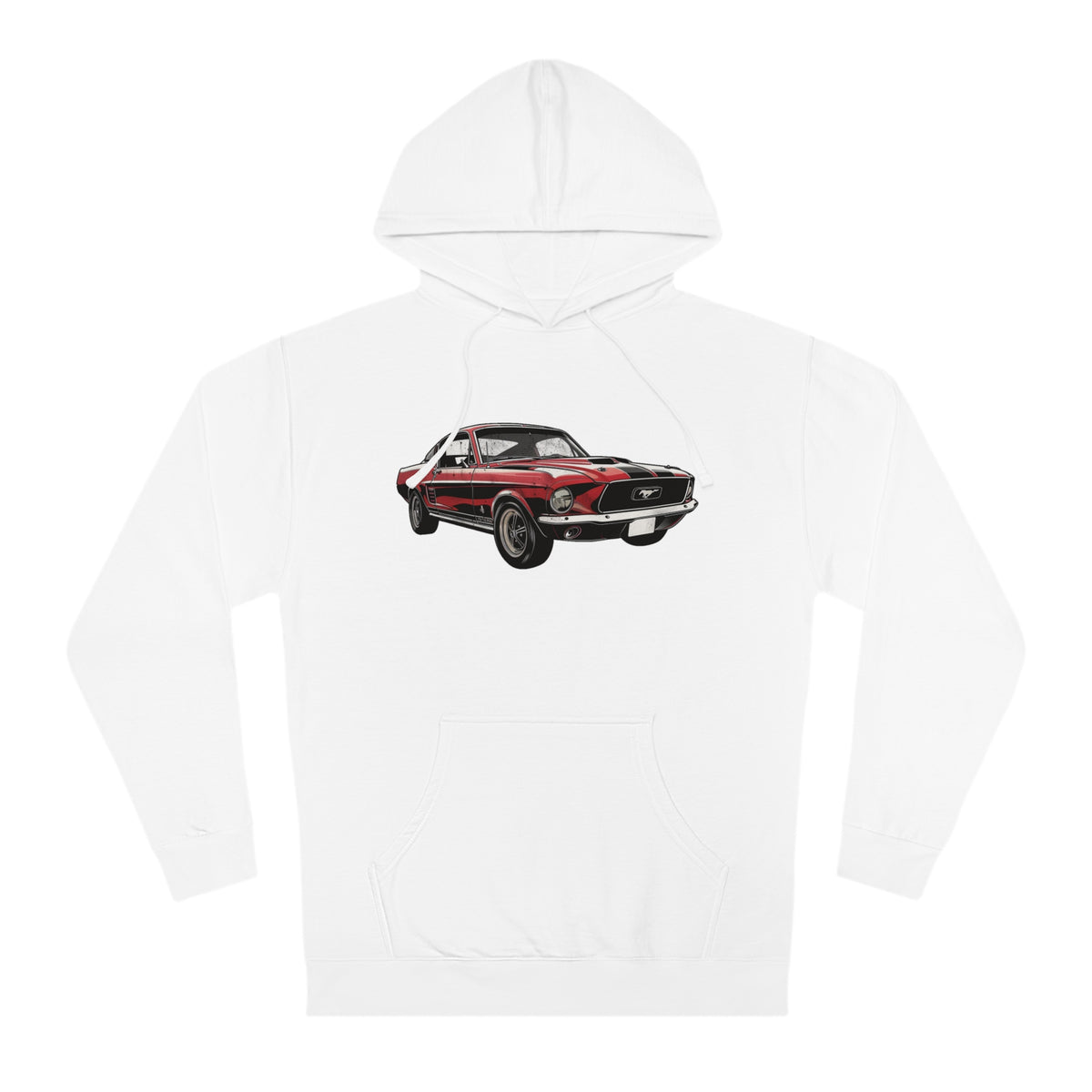 Heritage Hues GT350 Hoodie - Rev Up Your Retro Style Hooded Sweatshirt
