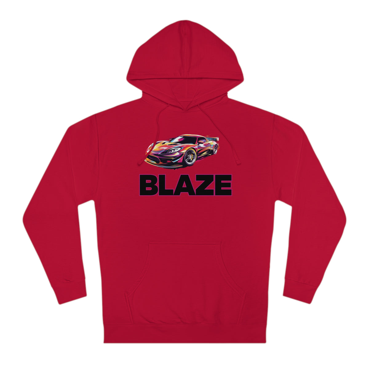 "Blaze the Trail" Hoodie/Hooded Sweatshirt for Racing Aficionados