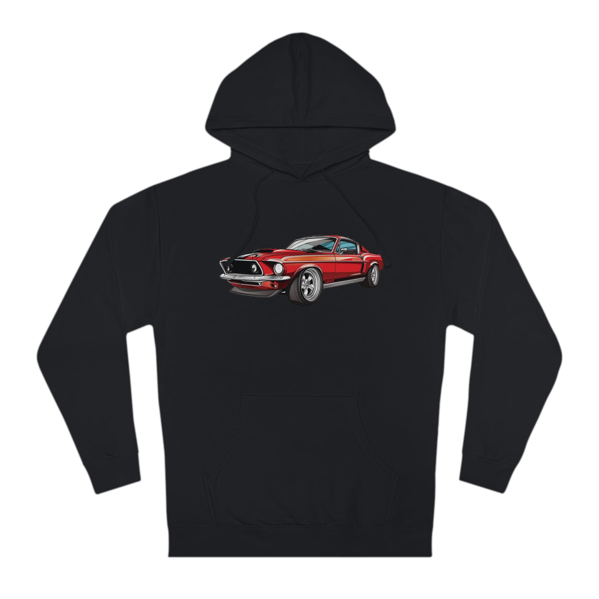 Fastback Flare GT Hoodie - Classic Mustang Spirit Hooded Sweatshirt