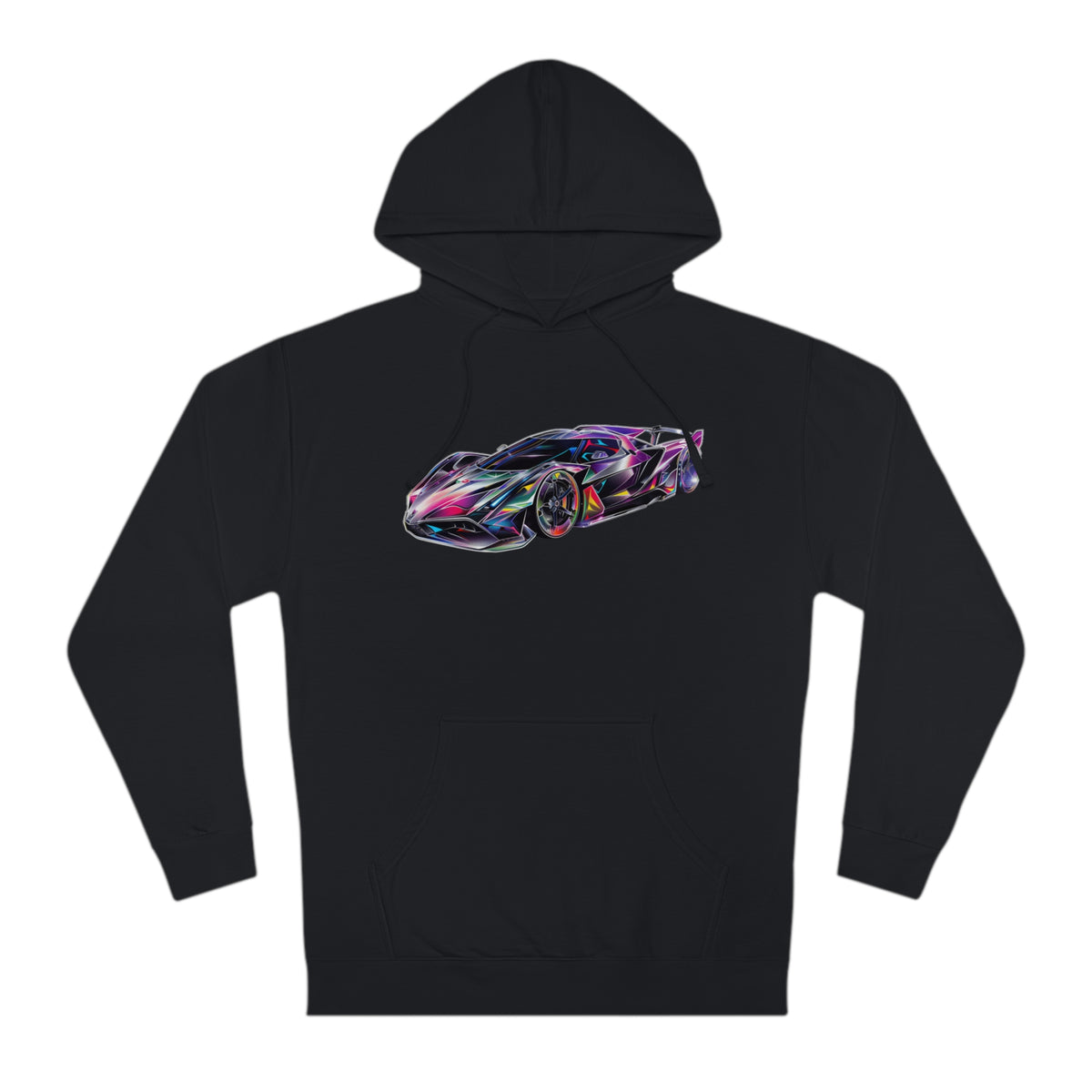 Neon Nitro Futuristic Fast Car Enthusiast Hoodie/Hooded Sweatshirt