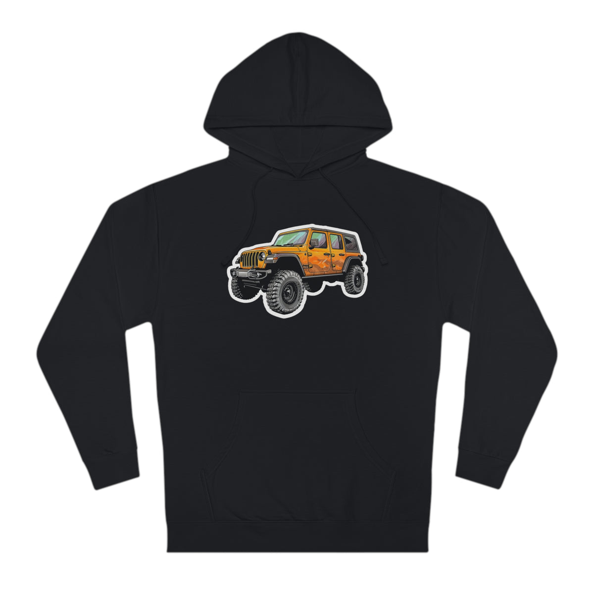 Trail Conqueror Hoodie with Dynamic Jeep Graphic Hooded Sweatshirt