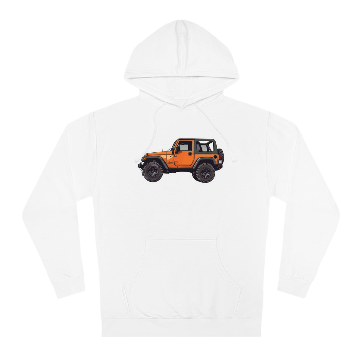 Off-Road Pioneer Hoodie with Classic Jeep Graphic Hooded Sweatshirt