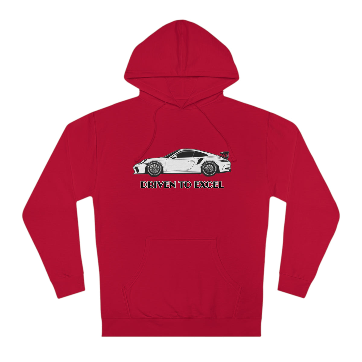 "Driven to Excel" Sportscar Racing Hoodie/Hooded Sweatshirt